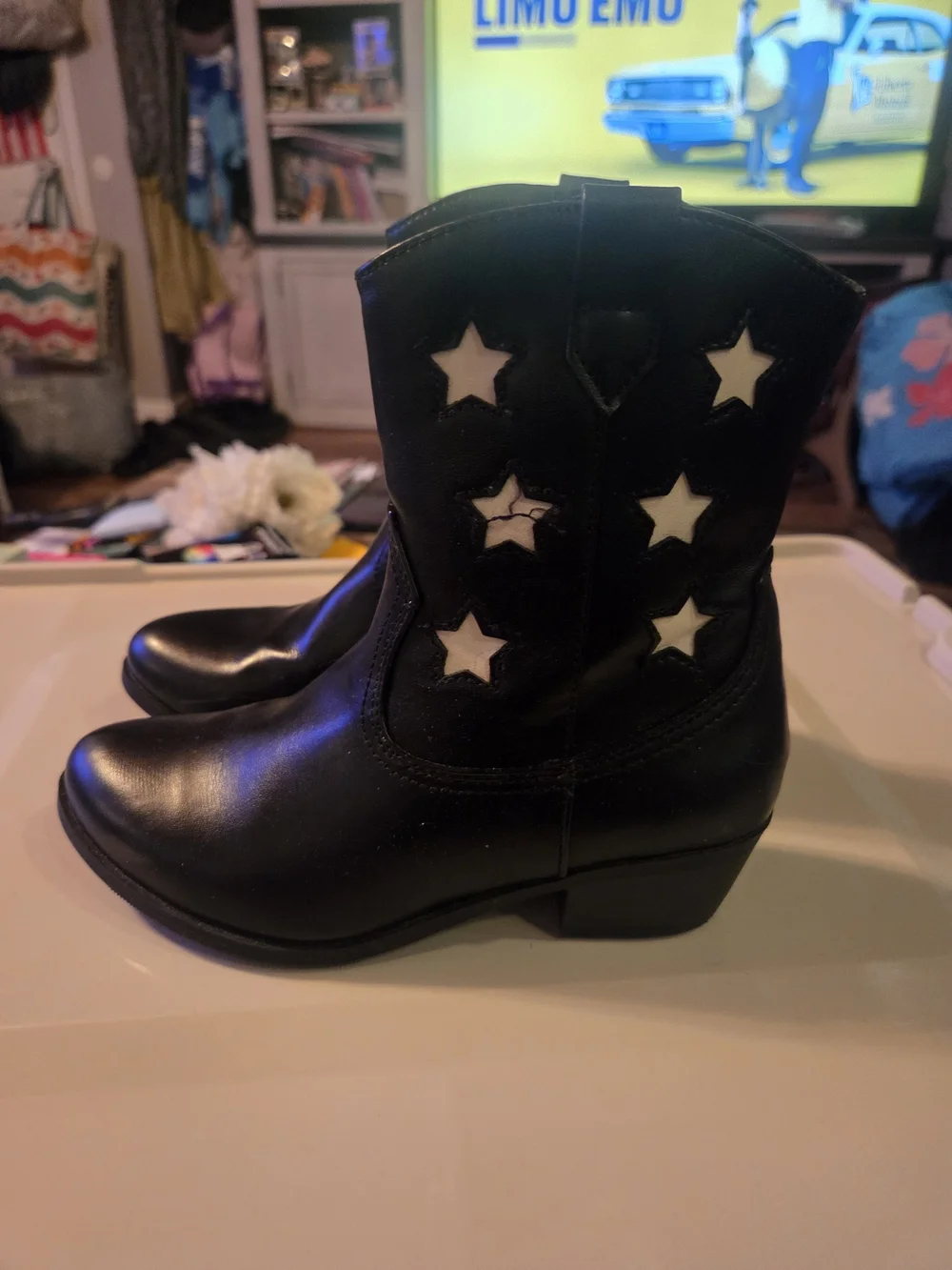 art class Black Girls' Mid-Calf Cowboy Boots